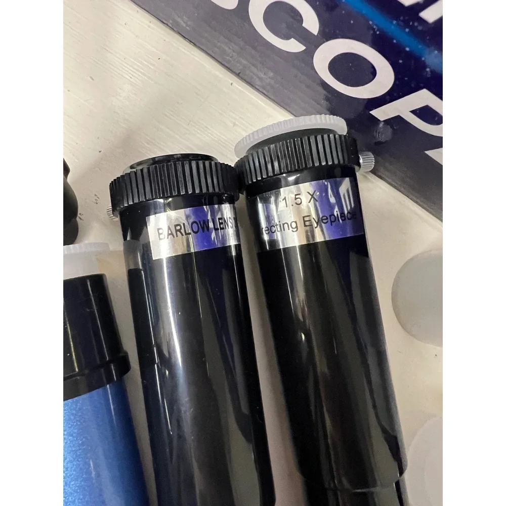ESAKO Astronomical Refractor Telescope 70mm Aperture 400mm AZ Mount Blue Exc‎